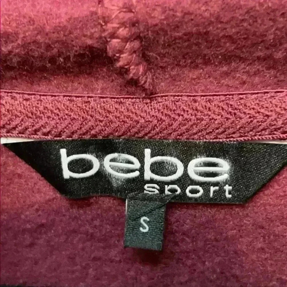 BEBE Sport Women’s Hooded Pullover Sweatshirt - Picture 3 of 5